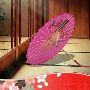 。伞红色古装森灵蛇美女中国油纸伞系伞羽化苏摄影道具古典风流复