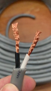 闲置处理一根100米德国进口2x2.5平方纯铜电源线电缆线家