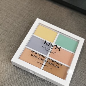 【转卖】NYX6色遮瑕盘阴影修容黑眼圈修饰提亮遮瑕膏爆款多色