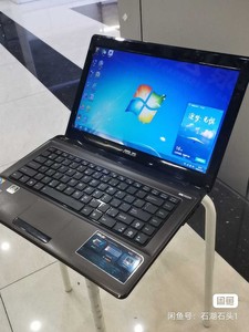固态原装华硕K42J九成新黑色14寸双核二手笔记本电脑，英特