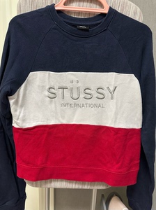 清闲置 stussy斯图西正版红蓝白卫衣 本人购入于墨尔本D