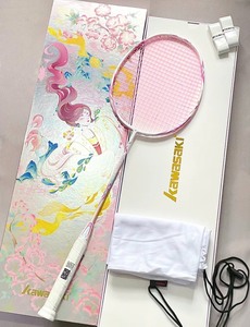 YONEX/尤尼克斯尤尼克斯天斧66紫粉色羽毛球拍，女神量身