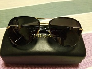 98新versace 范思哲太阳镜墨镜 女 苍蝇镜飞行员镜