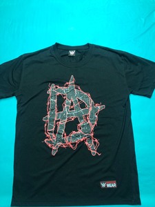 WWE迪安·安布罗斯T恤，7成新，皮面烫印，带wwe标，背后