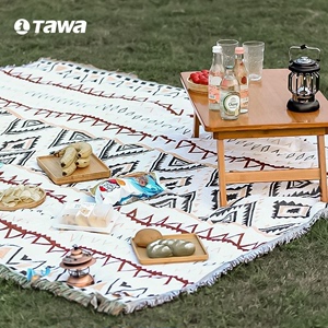 （全新)TAWA户外露营防潮垫加厚垫子野餐垫桌子毛毯野炊折叠