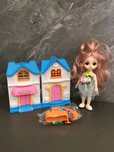 女孩多关节芭比娃娃模型屋过家家全新包邮，原价24元，特价12