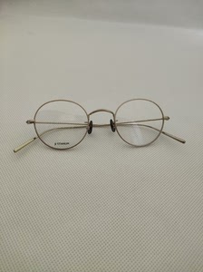 jins小圆款眼镜架男女同款近 视眼镜框纯钛眼镜