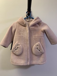 丹尼熊女童装公主风韩版小儿童仿皮草毛加厚棉衣外套，6码，11