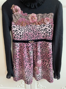 粉红玛丽羊毛大衫，专柜购买，不议价，售出不退换#换季穿新衣