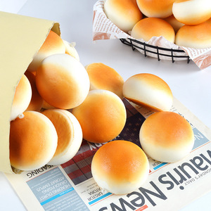 仿真黄金馒头面包食物模型玩具假面包美食装饰摆件拍摄道具