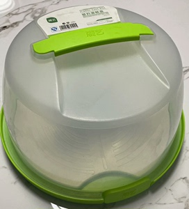 展艺蛋糕盒重复使用加高6/8/10寸生日透明手提塑料盒家用便