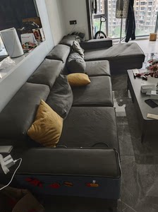 星港家居的沙发  3.6  m科技布材质 送抱枕 靠枕