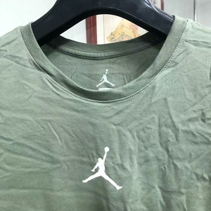 Nike/耐克飞人乔丹纯色复古休闲短袖运动潮牌圆领套头T恤全