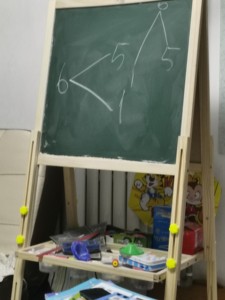 小帝人儿童宝宝画板双面磁性小黑板可升降画架，自家孩子使用，保
