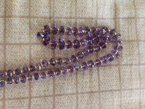 海南帝佳水晶紫水晶项链，某年在三亚买的，当时一眼看中的，喜欢