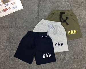 全新 GAP儿童运动中裤五分裤，纯棉， 外贸出口尾货童装，
