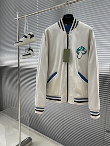 GUCCI 23秋冬新款美式学院风棒球服夹克外套双面可穿设计