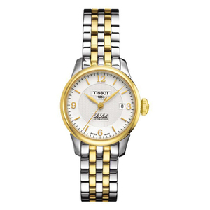 98新天梭手表经典力洛克精钢镀金自动机械女士手表T41.2.183.34