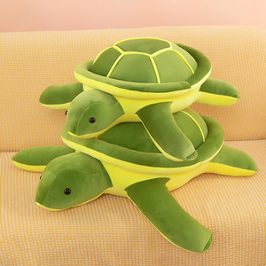 跨境外贸仿真海龟毛绒玩具公仔乌龟抱枕女孩睡觉抱着布娃娃
