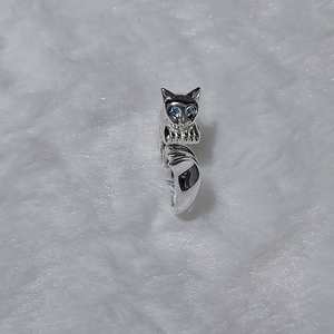 黑暗之魂银猫戒指，s925银，全新包邮