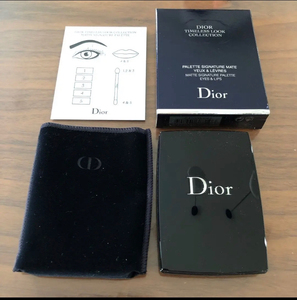 Dior/迪奥　彩妆盘眼影3色+口红+唇釉 便携式