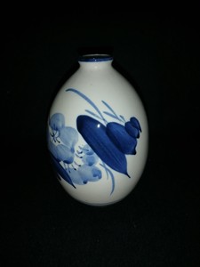 酒瓶 景德镇陶艺大师手绘收藏品:玉风窑 青花瓶（17）