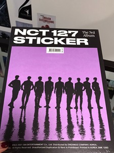 现货包邮 Nct全新未拆专辑 Sticker紫版 正规三