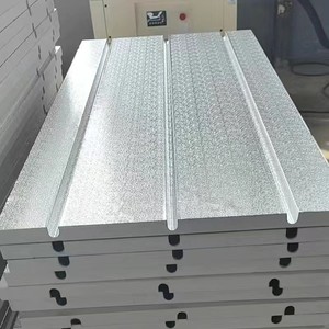 河北沧州生产厂家家用地暖模块免回填自铺干式铝板专用板超导热水