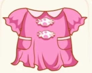 奥比岛狼外婆粉色睡袍。熊装。