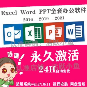 正版Word/Excel/PowerPoint免密钥激活软件