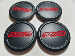 RAYS G25 黑红轮毂盖，日本人肉带回，正品包装无，默认