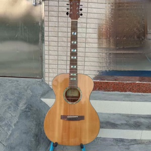 海伦Hailun全单民谣吉他40寸，收藏的海伦一支琴，云杉玫
