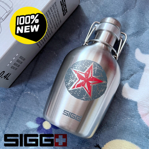 瑞士SIGG酒壶希格0.4L不锈钢军壶户外运动日常旅游便携西