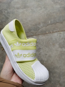 阿迪adidas三叶草网面贝壳童鞋12K30.5码，全新正品