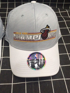 美国代购全新正品阿迪达斯NBA热火队冠军棒球帽子