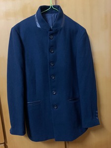 圣得西羊毛呢男士外套，立领，高档墨绿色，175/92a，肩宽