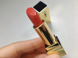 YSL01号色方管口红小样，正宫娘娘的色号，正红色。618买