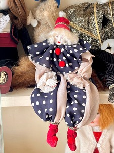 古董皮耶罗小丑人偶，古董娃娃，中古娃娃