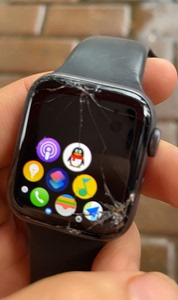 爆屏苹果手表iwatch爆屏维修换外屏玻璃 外屏触摸 原装屏