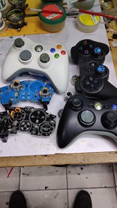 游戏机手柄维修，加装霍尔摇杆 xbox360, Xboxon