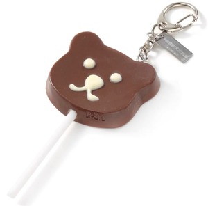 全新正品日本巧克力棒棒糖挂件元祖食玩巧克力熊棒棒糖挂件钥匙扣