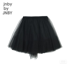 #JNBY江南布衣童装蓬蓬裙网纱半身裙，春夏秋都可穿，黑色：
