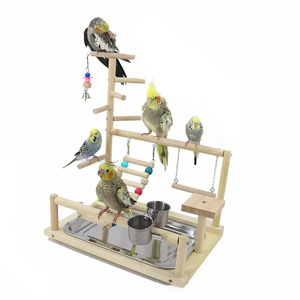 鹦鹉游戏架 鹦鹉栖息木台架 鹦鹉玩具秋千攀爬梯子互动游乐场站架
