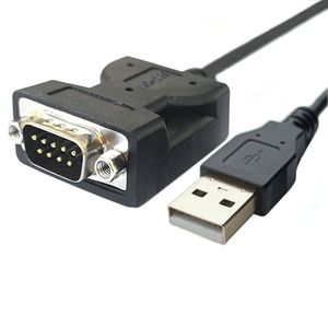 CP2102 九针转USB转RS232串口线USB转25针电脑打印线通讯线连接线