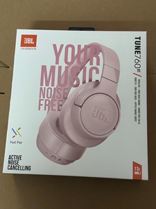 JBL T760BT 头戴式蓝牙耳机物理降噪音乐耳麦监听全包