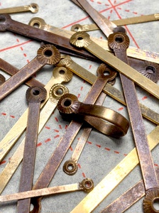 老钥匙圈钥匙挂环清代老铜锁广锁钥匙环