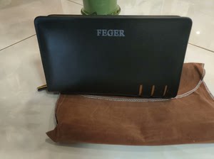 品牌: FEGER斐格男士手包，牛皮包包。
