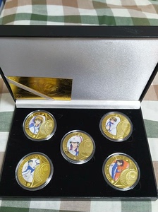 全新日版正品 网球王子 网王 纪念币5枚一盒（带盒子）