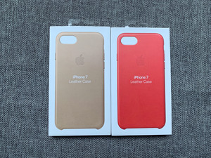iphone7 7p 8苹果官方原装真皮手机壳套全新正品原装原封