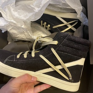 【现货】Rick Owens ro经典大匡威高帮麂皮材质很稀